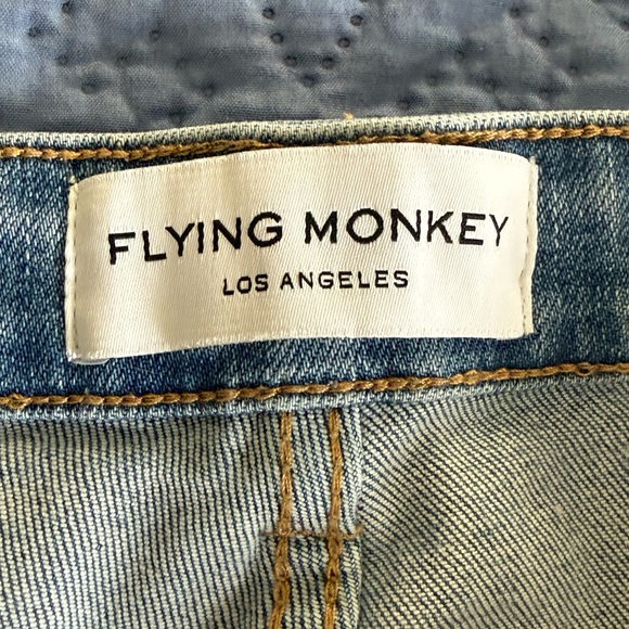 Flying Monkey Light Blue Ankle Jeans - Picture 3 of 10